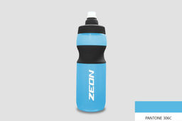 Бутылка для воды велосипедная ZEON WB225 гоночная, антискольз, NEW кэмэлбак, пищевой hi-quality PP, 750ML цвет light blue/уп100