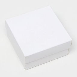 Цена за 5 шт. Коробка подарочная складная, упаковка, крышка - дно, белая, 10×10×5 см