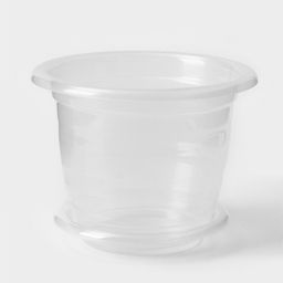 Цена за 2 шт. Горшок для орхидей с поддоном, 2 л, пластиковый, прозрачный