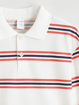 Polo Yaka ?izgili Erkek ?ocuk Ti??rt