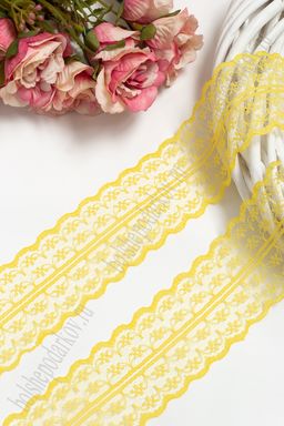 Кружево 4,5 см*300 ярд (SF-3269) солнечно-желтый №31