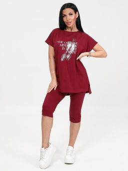 IV-CAPRIZ Эпюр - костюм бордовый