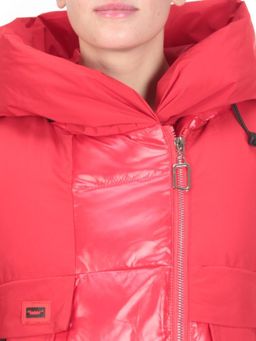 YM2115 RED Куртка зимняя женская MAYYIYA (200 гр. холлофайбера) - Fashion фото 10