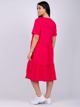 Платье Касадея, трикотаж - Малина фото 3