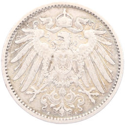 Монета 1 марка 1901 года A Германия