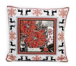 Рождественская звезда БФ - гобеленовая наволочка 32х65 см