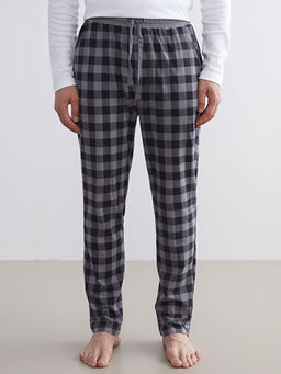 Standart Kal?p Ekose Erkek Pijama Alt