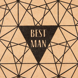Цена за 10 шт. Бумага упаковочная крафтовая «Best man», 50 х 70 см