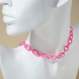 Чокер Цепь мультики, цвет розовый, L=30