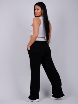 Брюки " Микси" черные, футер петля