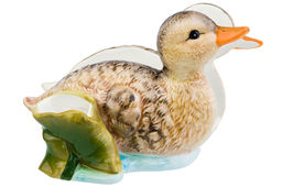 Салфетница с вазочкой под зубочистки 15*12*10 см "Уточка"