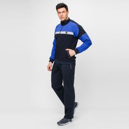 RODOS Спортивный костюм мужской весна/лето М-175/1 Синий/Васильковый/Светло-серый