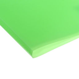 Цена за 2 шт. Папка с 10 вкладышами А4, 500 мкм, Calligrata, неон, салатовая