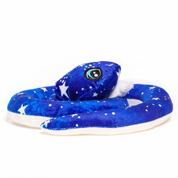 Мягкая игрушка Змея, 20 см, лунная, со звездой - POMPOSHKI фото 3