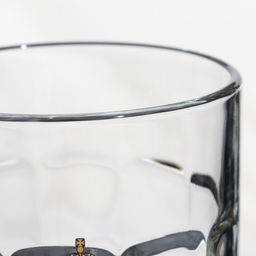 Пивная кружка Герб России, 500 мл, стекло, прозрачная