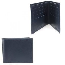 Портмоне мужское Croco-ПР-900 натуральная кожа 1 отд, 10 карм, синий орфей (151) 232211