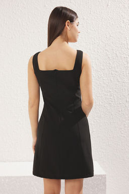 K?rm?z? A Kesim Dikis Detayl? Mini Dokuma Elbise TWOSS25EL00054 - Trendyolmilla фото 10