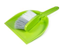 Совок д/мусора со щеткой ФАНГО колор