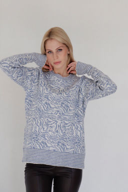 10414 Джемпер серо-голубой - Martichelli фото 30