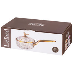 КОВШ LEFARD ЭМАЛИРОВАННЫЙ 14СМ / 0,9Л D=14 СМ ДЛИНА=31СМ ПОДХОДИТ ДЛЯ ИНДУКЦИОН фото 3