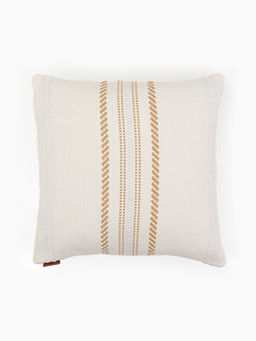 Наволочка декоративная с вышивкой SL Home, 4545 см, хлопок 100%, молочная