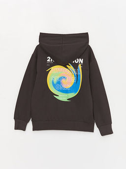 Rahat Kal?p Bask?l? Erkek ?ocuk Hoodie - Waikiki фото 2