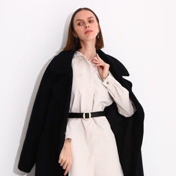 Ремень женский, ширина 3 см, пряжка метал, цвет чёрный - Simaland фото 3