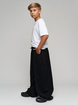 Утепленные брюки с начесом футер багги - Nota bene фото 12