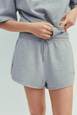 METALLIC THREAD FLEECE SHORTS - Zara фото 2