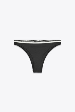 CONTRAST BIKINI BOTTOMS - Zara фото 2