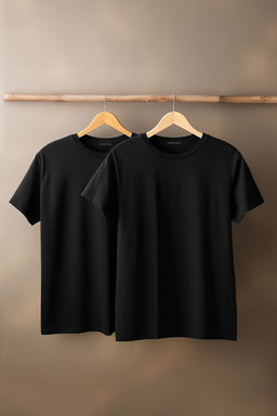 TRENDYOL MAN Siyah Slim/Dar Kesim Basic %100 Pamuklu 2li Paket Bisiklet Yaka K?sa Kollu T-Shirt TMNSS19BO0071 - Trendyolmilla фото 18