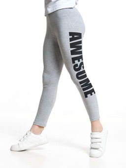 Лосины спортивные черные с принтом UD 6603 черный - Mini maxi фото 4