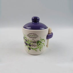 Банка ОЛИВКИ 450 мл с ложкой арт.MFK21029 /МФК/