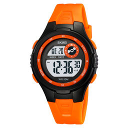 Детские наручные часы электронные Skmei 2280black-orange
