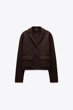 PLAIN KNIT CARDIGAN - Zara фото 5