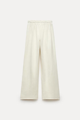 FADED-EFFECT PLUSH JOGGER TROUSERS - Zara фото 15