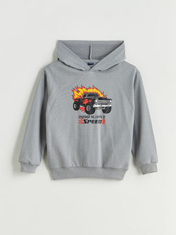 Kap??onlu Erkek ?ocuk Sweatshirt