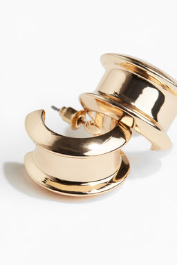 Pendientes de aro anchos