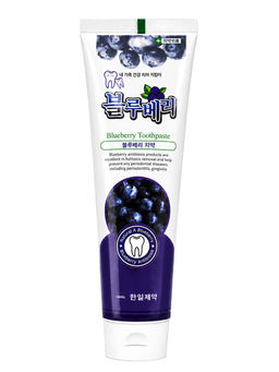 Hanil Зубная паста со вкусом голубики / Natural A Blueberry Toothpaste, 180 г