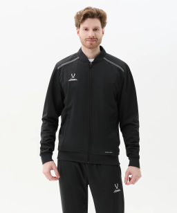 Олимпийка JOGEL DIVISION PerFormDRY Pre-match Knit Jacket, черный  фото 5