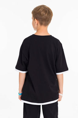 Футболка М225009Па черный