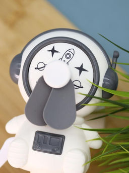 Портативный механический ручной вентилятор Sweet astronaut, grey