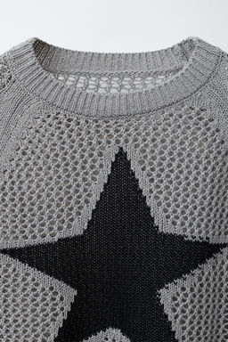 STAR MESH SWEATER - Zara фото 3