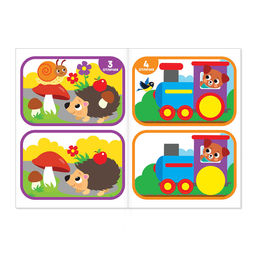 Цена за 2 шт. Книга «Найди отличия: 2-й уровень», 3 года, 12 стр.