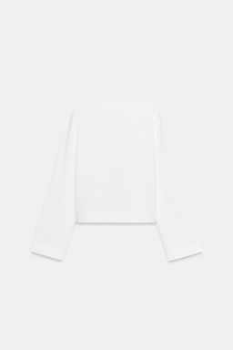 BOAT NECK T-SHIRT - Zara фото 6