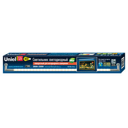 ULM-F31-5,5W/WW IP20 SILVER Светильник светодиодный поворотный для интерьерного освещения. В комплекте с адаптером. Длина 39 см. Материал корпуса алюминий, цвет серебро. Теплый белый свет. Упаковка-картонная коробка.