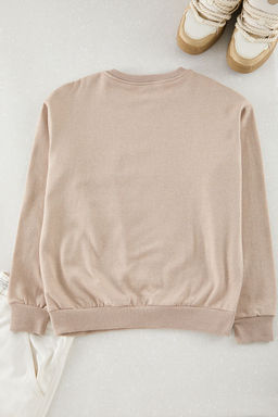 TRENDYOL MAN Siyah Unisex Oversize/Genis Kesim Sloganl? Bisiklet Yaka Ici Polarl? Sweatshirt TMNAW25SW00162 - Trendyolmilla фото 11