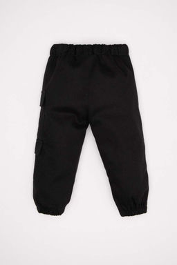 Габардиновые брюки-джоггеры для маленьких мальчиков - Defacto фото 4