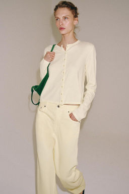 100% COTTON BUTTON-UP T-SHIRT