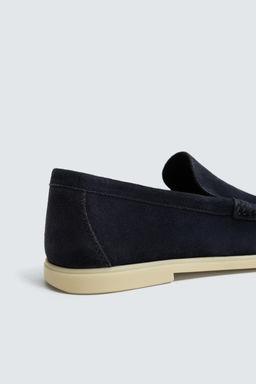 MOCAS?N PIEL CASUAL / Azul - Zara фото 6